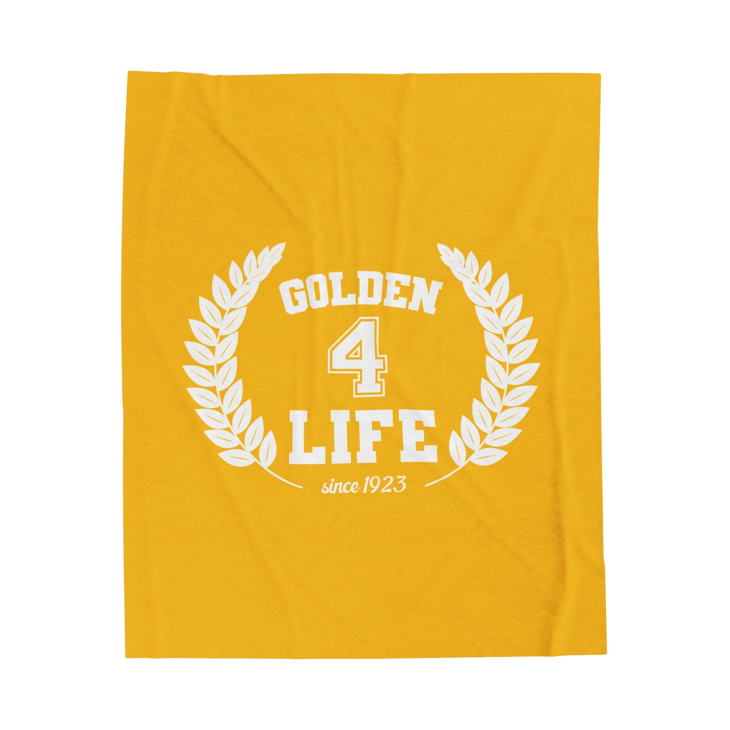 Golden 4 Life Plush Blanket